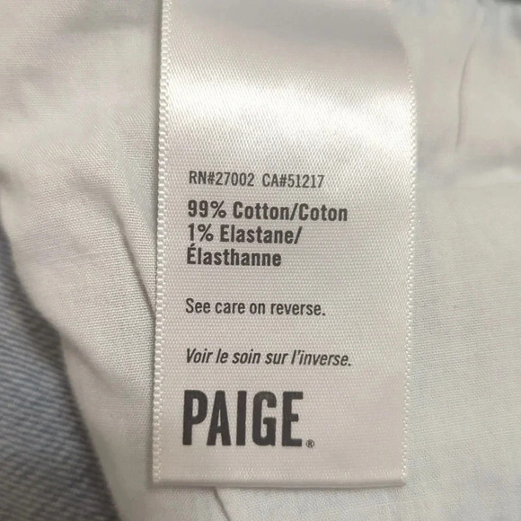 Paige Jimmy Jimmy Shorts, Color Med Wash Size 27 - Picture 15 of 15